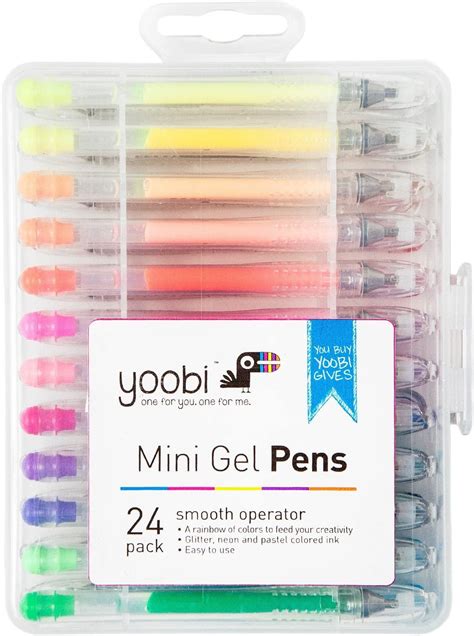 24 mini gel pens.